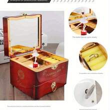Middle Eastern Ramadan Jewelry Music Box - Rotating Ballerina Dancing Jewelry Box, Birthday Gift, Classical Storage Box