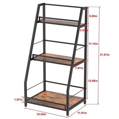 Trapezoid Liquor Stand For Home Bar, Stepped Wine Rack Freestanding Floor For Liquor Whiskey Wine, Versatile Corner...