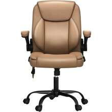 Massage Office Chair PU Leather 2 Point Ergonomic Gaming Computer Desk Recliner Chairs Armchair For Room Executive Home Up To 105 Degree Back Recline Adjustment Espresso - Sand - View 6