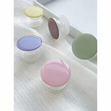 1pc Solid Color Expandable Mobile Phone Stand, Cute Transparent Phone Holder, Foldable Phone Stand With Transparent Base, Phone Accessories In Dopamine Colors Compatible With IPhone, Android Phone, Gift For Birthday, Family, Friends Push-Pull Phone Grip - 彩色 - 查看 3