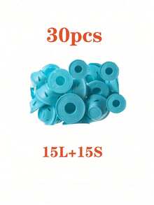 100/50/40/30/20/10/5/1个装卷发器，蘑菇形和钟形，适用于普通发质女性，不伤发，懒人友好型睡眠造型工具，卷发工具，DIY，不伤发质，时尚美发工具 - 彩色 - 查看 22