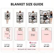 Cherry Pink Bow Throw Blanket, Style Minky, Soft & Comfortable Multipurpose Knitted Polyester Bedding, Contemporary Y2K Aesthetic Decorative Gift For Her, All Seasons Use, Allseason Blanket|   Playful Design|   Flannel Fabric - 280 GSM - 彩色 - 查看 3