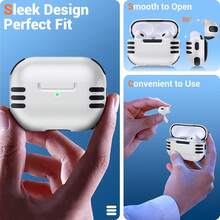 钥匙扣、挂绳 这是一款适用于第二代苹果Pod Pro的可爱风格无线耳机保护套,也是苹果4的保护套。 - 彩色 - 查看 3