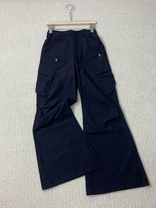 Plus Size Suit Pants - Navy Blue Extended Version - View 10
