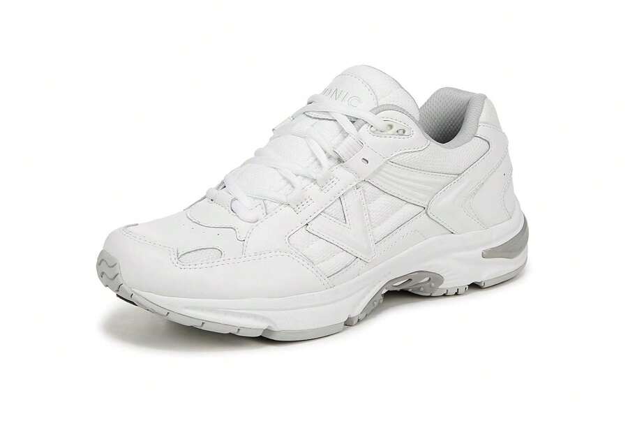 Vionic Womens 23Walk 2.0 Sneaker - White Vapor Leather Mesh - White - View 1