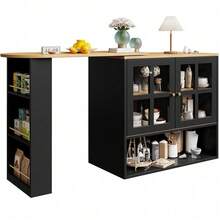 Esstische - Schwarz + MDF - Übersicht 8