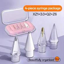 适用于 Apple Pencil 第一代和第二代的替换笔尖，金属耐磨笔尖，兼容 iPad Pro - Q2+3.0+Z6+XZ1送透明pc粉方盒 - 查看 9