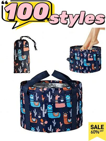 1个可折叠便携式家用足浴盆，足浴袋，足浴盆，户外洗脸/洗衣盆，旅行足浴盆，适合家庭、户外和旅行，可泡脚，足浴，可折叠足浴盆，便携式浴缸，可折叠足浴盆，便携式足浴盆，洗脚器，足浴盆，可折叠足浴盆，足浴桶