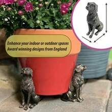 3Pcs Flower Pot Feet Stand Plant Pots Risers Pad Out Animal Shape Cat Dog Rabbit - Multicolor - View 8