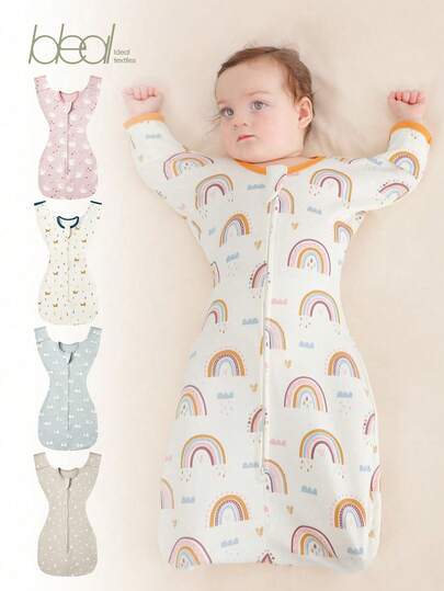 1PC Baby Surrender Anti-Surprise Swaddling Sleeping Bag Newborn Baby Cuddle Baby Swaddling Towel Anti-Kicking Blanket Wraps Love Valentine