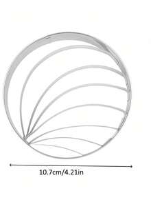 1/2pcs-Mexican Bread Mold, Conch-Shaped Stainless Steel Bread And Biscuit Baking Mold, Easy-To-Use Single-Point Design, Durable Kitchen Baking Tool For Homemade Bread - Multicolor - View 6