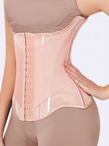 1pc Women's Corset Waist Trainer Body Shaper Control Back Top Girdles Sheath Flat Belly Shapers Colombian Reductive Girdle Woman Abdomen Shapewear Female Modeling Strap Slimming Belt