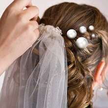 36 Piezas Horquillas De Perlas Para El Pelo, Elegantes Horquillas Pelo Mujer Novia Boda Perla Forma De U Accesorios Para Ceremonias De Damas De Honor Boda Novia Mujeres Niñas(Plata) - Multicolor - Ver 7