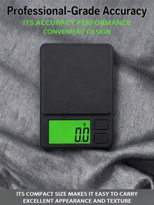 1pc Electronic Pocket Scale, 1000g Capacity/0.01g Precision, ABS Material, Can Weigh Jewelry, Coins, Powder, Multi-Unit Switchable, Battery Powered (Battery Not Included)