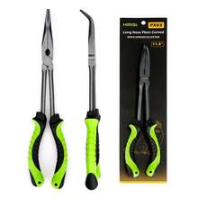 Hirisi Split Ring Pliers For Anglers High-Strength Carbon Steel Pliers, Fishing Scissors, Ring Opener, Wire Cutter, Hook Remover Fishing Line Cutter Rustproof Coating, Corrosion Resistant