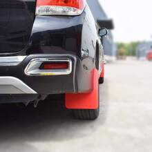 4pcs Set Universal Mud Flaps Car Pickup SUV Van Truck Mudflaps Splash Guards Mudguards Dirty Traps Flares - 4 件/組 紅色 + 15.1x11.5 英吋. - 查看 7