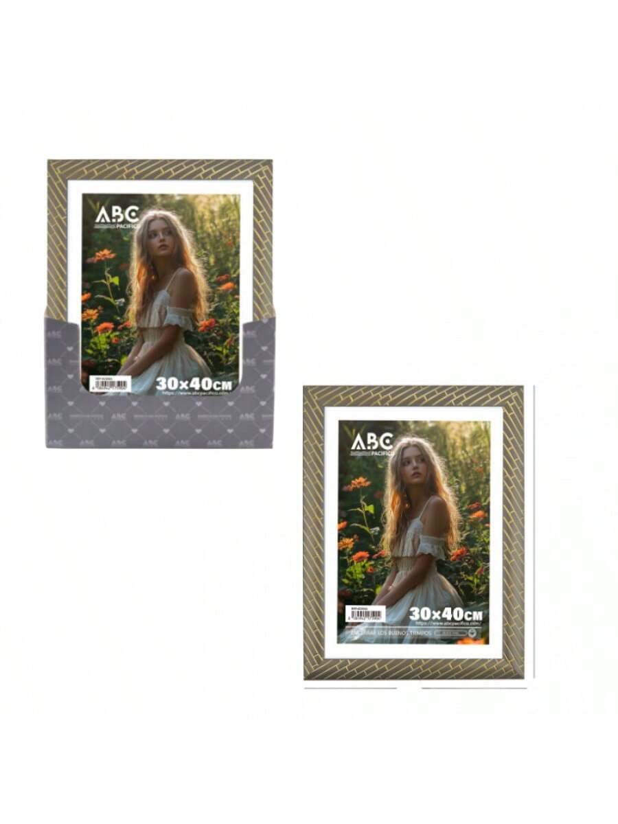Marco de fotos de alambre gris dorado GH6994 30*40 cm (12*16