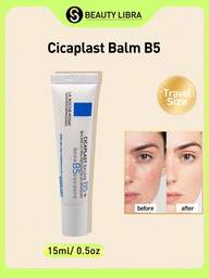 La Roche-Posay Cicaplast Balm B5, משחת ריפוי וקרם טיפולי רב תכליתי מרגיע לעור יבש ומגורה, משחת גוף וידיים, תינוקות, ללא בישום, 15 מ"ל/0.5 אונקיות