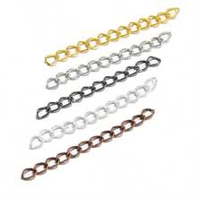 50Pcs 5/7cm Tail Extender Chain Extended Extension Chains Connector For Jewelry Making Findings - Extension Chains - View 5
