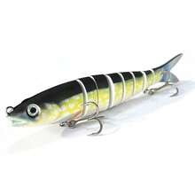1pc 13.5cm 19g Sinking Multi-Jointed Fishing Lure, Bait For Trout, Bass, Saltwater Fishing, Realistic Swimbait Design, High-Quality Swimbait, Fishing Bait And Lures, Saltwater Fishing Lures, Swimbaits, Cool Fishing Lures, Soft Bait Fishing Lures - Multicolor - View 16