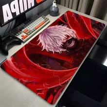 'Japan Anime  Mouse Pad Black And White Kaneki Ken Desk Mat Gaming Accessories Laptop Pads Gamer Extended Table Carpet' - ZY-0000010462 - 查看 2