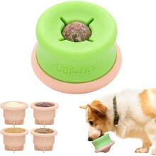 Dog Puzzle Toys Interactive Enrichment Dog Toys For Mental Stimulation Slow Feeding Treat Dispensing And Freezable Fun To Keep Them Busy Pink - Medium - View 1