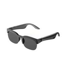 Smart Glasses with AI Translator, Bluetooth Glasses with 150 Translation, Smart Sunglasses for Men & Woman,120H Ultra-Long Standby, UV Protection, IPX5 Waterproof, Hands-Free Music & Calls - Negro - Ver 7