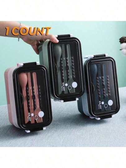 1-Pack 304 Stainless Steel Lunch Box - Double-Layer Vacuum Insulation Technology, Leak-Proof Sealed Design, Spacious & Portable