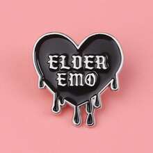 Enamel Pin Lapel Pins Badges On Backpack Women's Brooch Clothes Gift Jewelry Fashion Accessories - màu đen - Xem 4