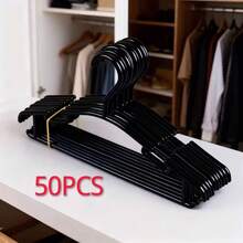 10/20/30/50pcs Mini Plastic Hangers Set, Suitable For Daily Use, Teen's Wardrobe, Not For Hanging Heavy Clothes