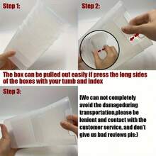 5/10个装多用途储物盒 - 耐用PP塑料材质，可堆叠设计，适用于冰箱、厨房和食品储藏室 - 非常适合存放水果、蔬菜、零食等，厨房收纳方案|可堆叠设计|耐用塑料 - 透明 - 查看 10