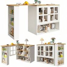Dining Tables - White + MDF - View 7