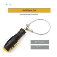 Hand Screw Oil Pan Screw Disassembly Tool Magnetic Suction Wrench Oil Drain Tool