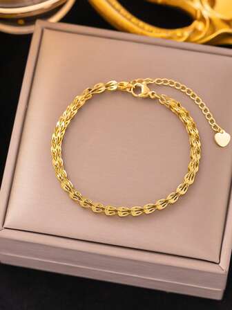 2 st/set med halsband och armband med Phoenix-svans, minimalistisk design, moderiktiga unisexsmycken, mångsidiga för vardagsbruk och pendling (OPP-påseförpackning)