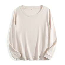 Bee Print Sweatshirt, Long Sleeve Crew Neck Casual Sweatshirt For Fall & Spring, Women's Clothing Christmas Outfit Women Christmas Sweatshirt Fall Clothes For Women Winter Clothes For Women Christmas Decor - 杏色 - 查看 2