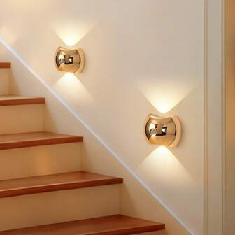 LED Smart Sensor Night Light-Indoor Motion Sensor Wall Lamp, Wireless LED Wall Light, Wall Lamp, Battery-Powered, Adhesive Design, Rotatable, Portable, Easy To Install, Adjustable Color Temperature And Brightness, Suitable For Hallways, Bathrooms, Bedrooms, Kitchens, Cabinets, Stairs, Entrances, Bedside, Tables, Closets, Home Decoration, Living Room Decor, Motion Sensor Light, Bedside Lamp, LED Light, Cordless Light