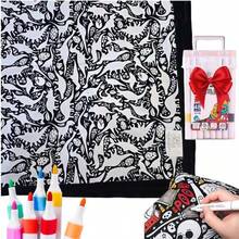 DIY Coloring Blanket With Markers - Color Your Own Blankets, Blanket Washable 1pcs - E-dinosaur+Marker - View 9