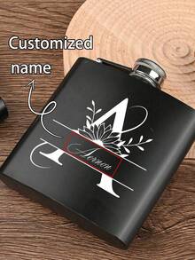 Personalized Wine Pot Gift For Men, Bachelor Party Gift, Groom Groomsman Dad Gift, Groom'S Wedding , Boyfriend Gift. Groom And Groomsman Personalized Matte Black 6-Ounce Wine Jug, Customized 6-Ounce Hip-Hop Wine Bottle, Laser Engraved Water Bottle, Party Wedding Party Gift, Gift For Boyfriend, Meaningful Valentine's Day Christmas Gifts