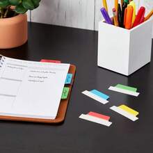 Avery Margin Ultra Tabs, 25" X 1", 2-Side Writable, Assorted Colors, 24 Repositionable Page Tabs (74768) - ColorA - 查看 8