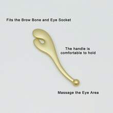 Metal Acupressure Massage Stick, Face Massage Acupuncture Point Stick, Eye Cream, Face Cream Applicator Spatula - Multicolor - View 5