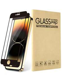 2 piezas de película de protección de pantalla HD de vidrio templado compatible con iPhone 16/16 Plus/16 Pro/16 Pro Max/15/15Pro/15Plus/15Promax, a prueba de agua, a prueba de golpes, resistente a caídas, resistente a arañazos y antihuellas dactilares con cobertura completa