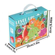 60 Gift Box Puzzles, 3-6 Years Old With Large Puzzles, Educational Toys And Games > Puzzles > Jigsaw Puzzles Parent-Child Interactive Toys Christmas And Halloween Gifts.