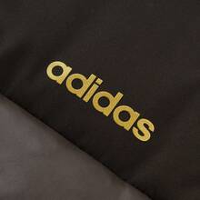 Adidas Puffer Jacket, Unisex, Short Style, 2025 Winter New Style, Windproof And Water-Repellent Duck Down Coat. - Dark Brown - View 4