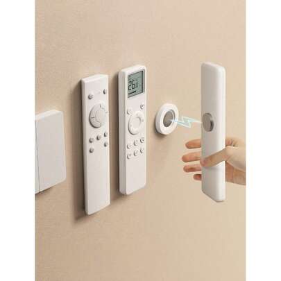 6 件装磁性遥控器收纳架，适用于家庭和客厅 - 遥控器收纳架和悬浮式壁挂解决方案，无需钻孔，硅胶壁挂式遥控器支架，电视和电子产品架，多功能紧凑型支架，适用于沙发扶手、咖啡桌、床头柜和媒体控制台，节省空间的设计，使无线设备摆放整齐，是理想的圣诞节和感恩节礼物，易于粘贴安装，简约时尚的外观，提升便利性并整理生活空间。