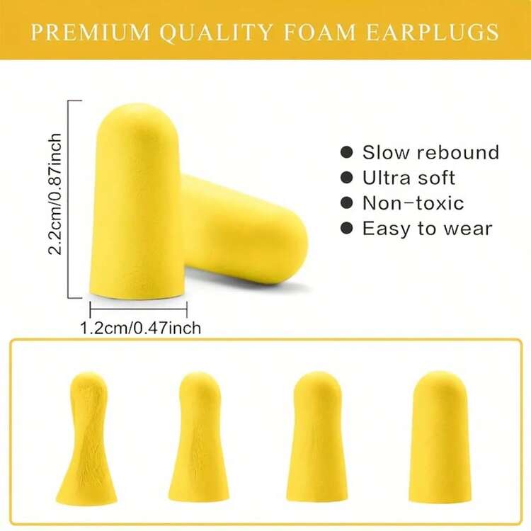 Dorm Sleep Earplugs, Noise-Proof Earplugs For Quiet, Home Noise Blocking Earplugs For Bedroom - Multicolor - View 3