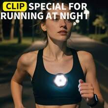 1 قطعة إضاءة خلفية للحقيبة الظهر بتقنية LED، إشارة تحذير للخارج، ضوء وامض دائري على سلسلة الرقبة، متعدد الألوان، تعمل بالبطارية، مناسبة للجري ليلاً والدراجات والتخييم وإضاءة طوق الحيوانات الأليفة - حقيبة مفاتيح مضيئة - مشاهدة 1