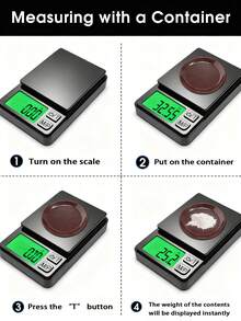 1pc Electronic Pocket Scale, 1000g Capacity/0.01g Precision, ABS Material, Can Weigh Jewelry, Coins, Powder, Multi-Unit Switchable, Battery Powered (Battery Not Included)