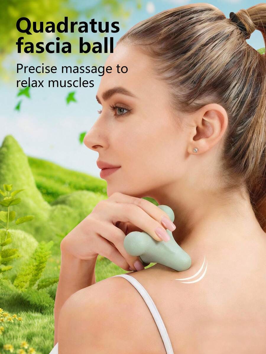 Four Angle Fascia Ball, Foot Ball Massage, Shoulder, Neck, Waist, Hand Muscles, Lactic Acid Exercise, Relaxation Yoga, Meridian Fitness Ball