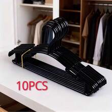 10/20/30/50pcs Mini Plastic Hangers Set, Suitable For Daily Use, Teen's Wardrobe, Not For Hanging Heavy Clothes