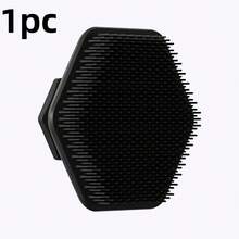 1pc Men's Silicone Face Scrubber, Gentle Exfoliating Pad And Massager, Facial Cleansing Brush - Removes Dead Skin And Dry Skin - Multicolor - View 12